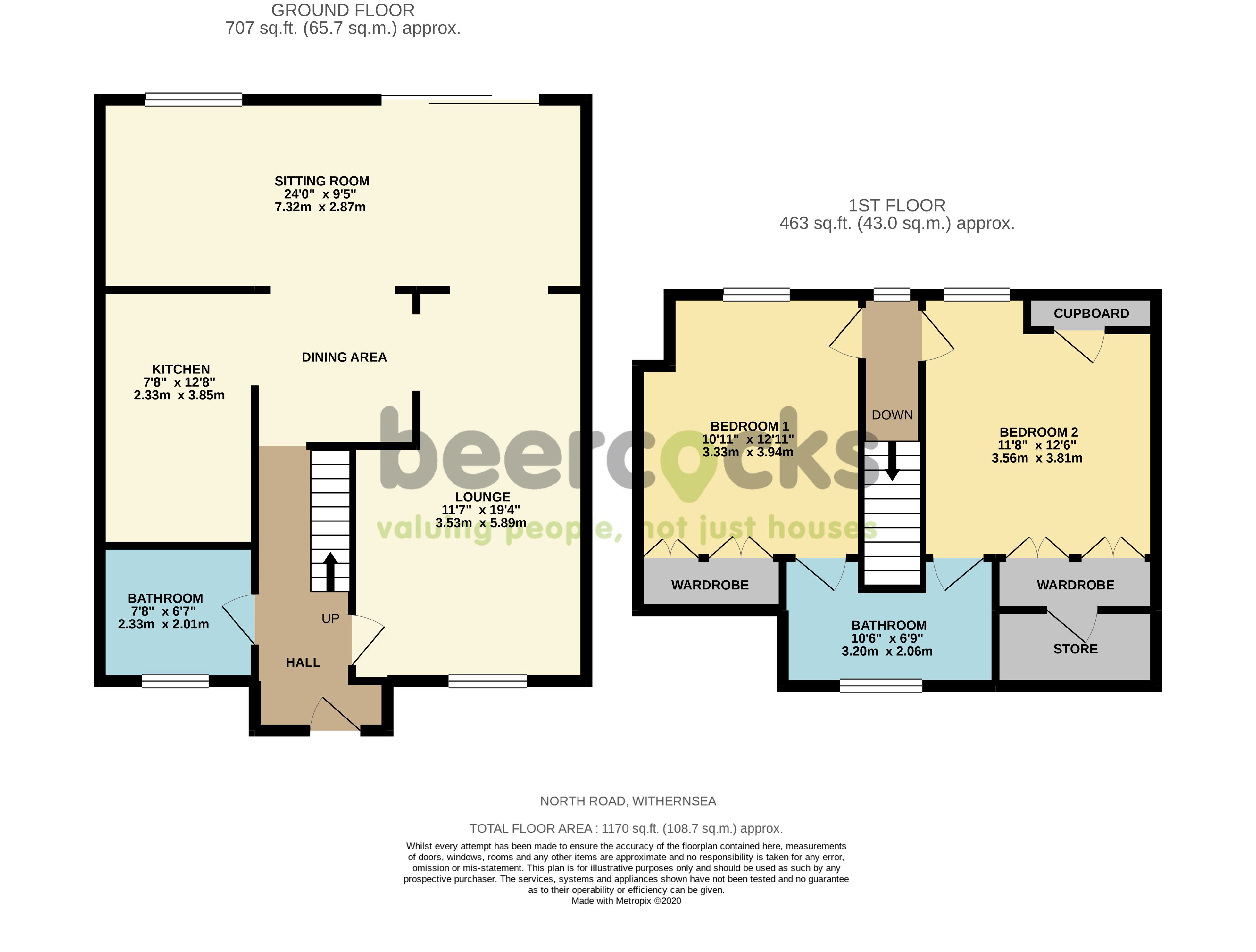 2 bed bungalow for sale in North Road, Withernsea HU19 Zoopla