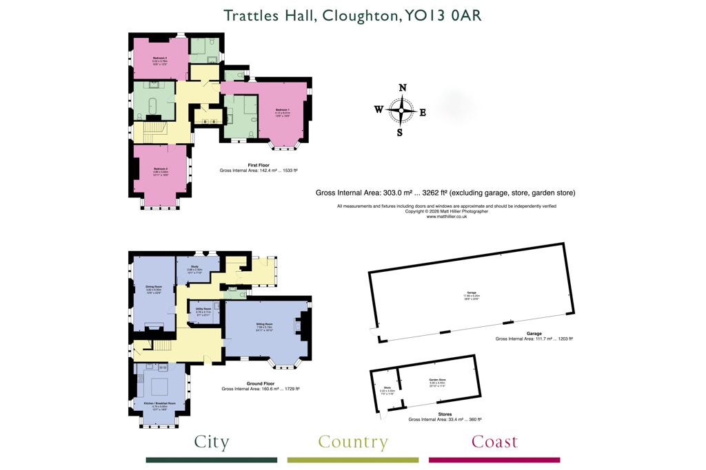 Trattles Hall, Newlands Road, Scarborough floorplan