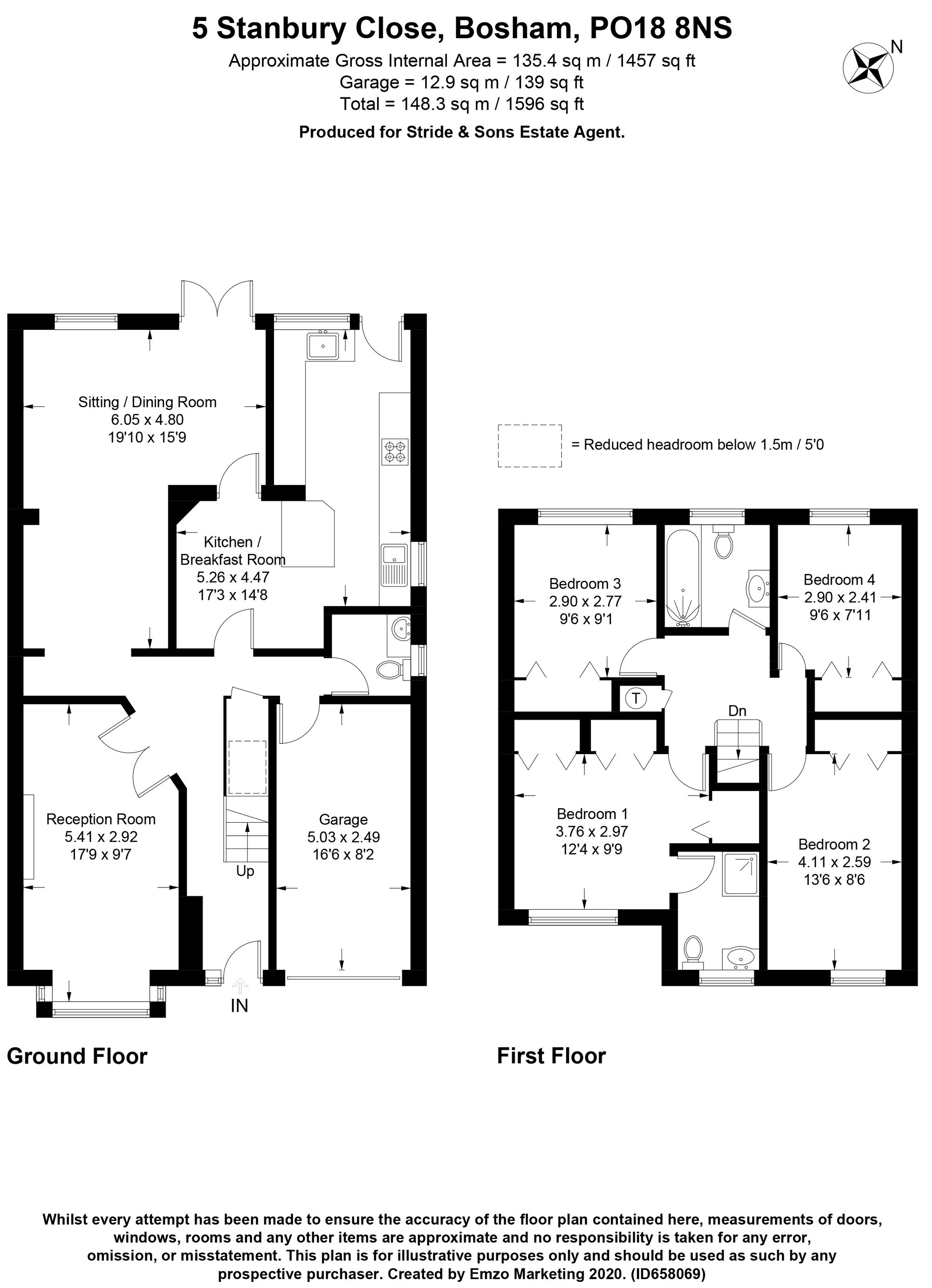 5 Stanbury Close, Chichester floorplan