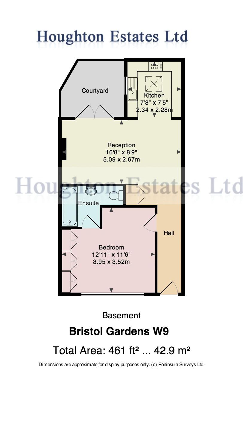 32, Bristol Gardens, Maida Vale floorplan