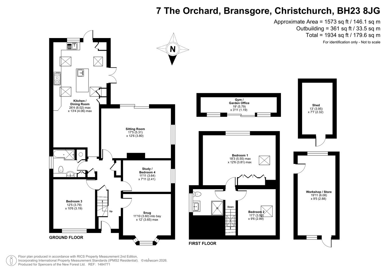7, The Orchard, Christchurch floorplan