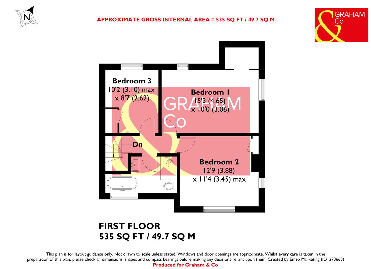 16, The Close, Andover floorplan