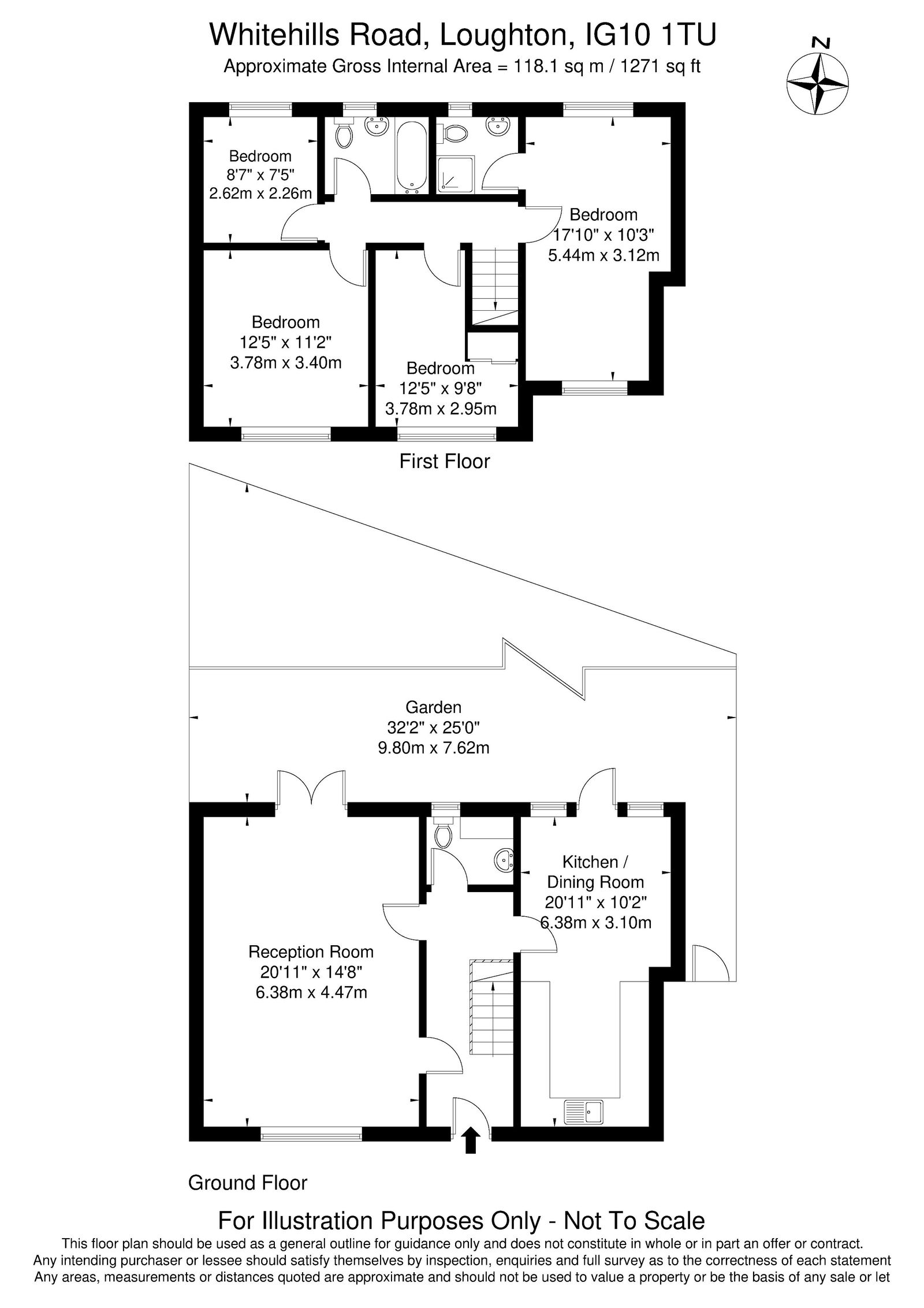 78, Whitehills Road, Loughton floorplan