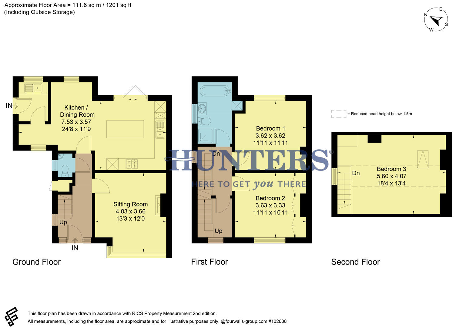 14, Netherfield Road, Leeds floorplan