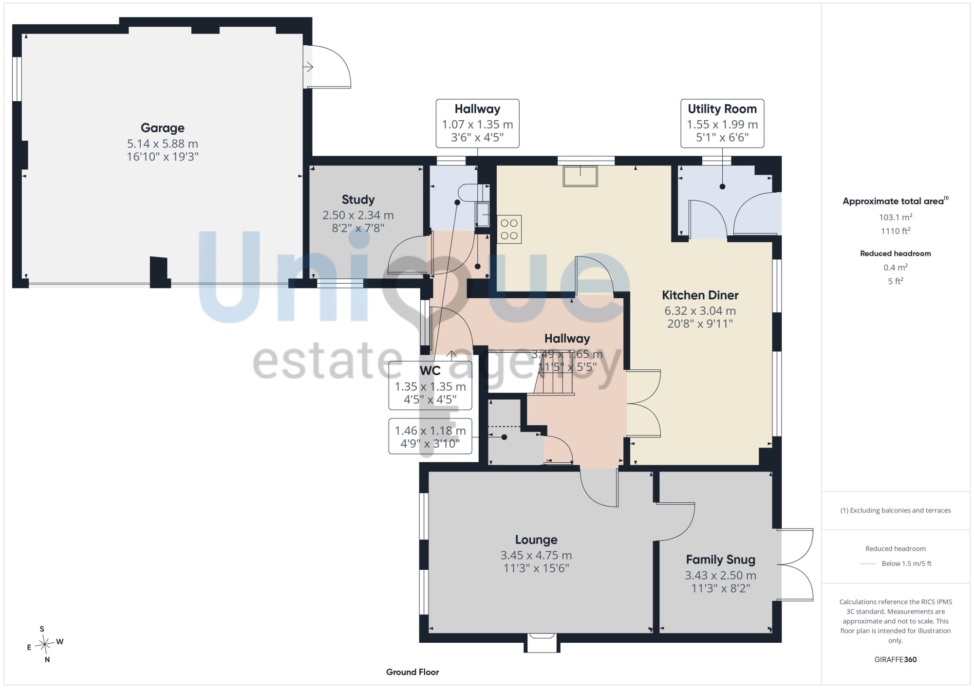 1, Blacksmith Row, Lytham St. Annes floorplan