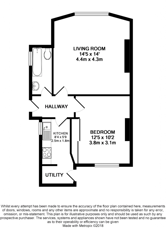 1 Bedrooms Flat for sale in Ash Road, Aldershot GU12