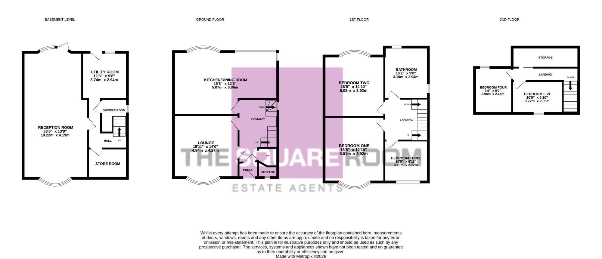 129, Warley Road, Blackpool floorplan