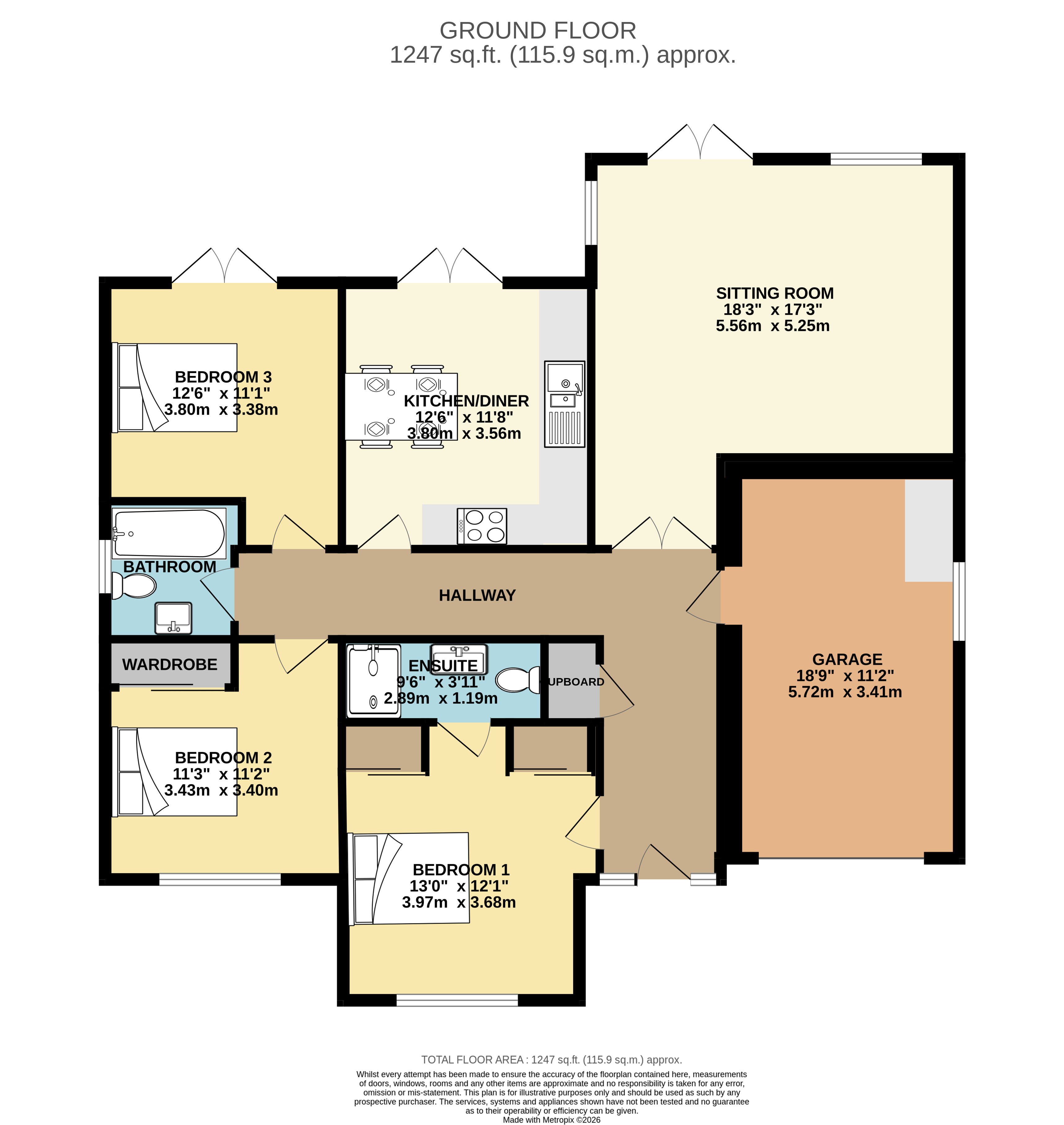 34, Mercian Road, Thame floorplan