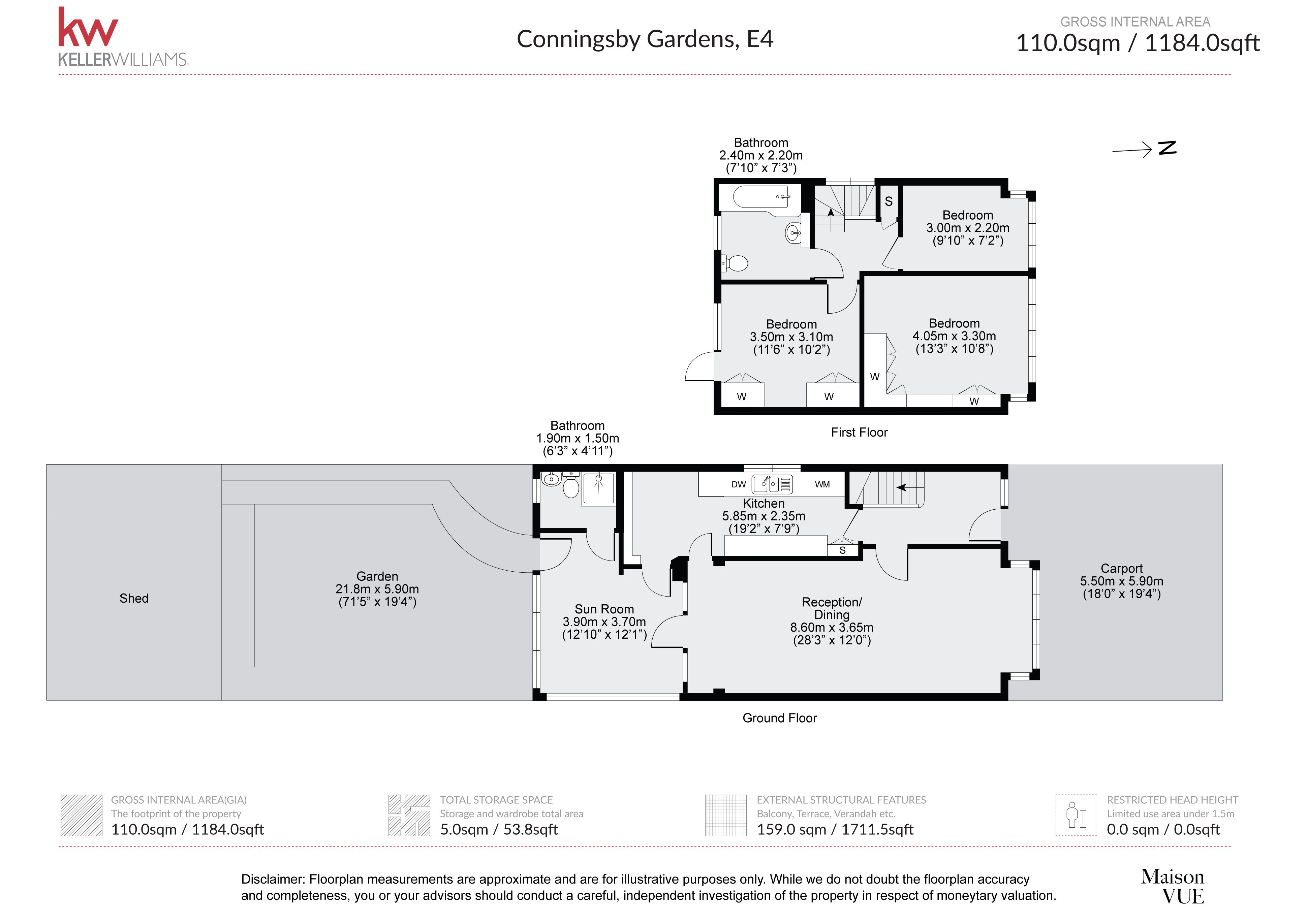 Coningsby Gardens, London E4, 3 bedroom semidetached house for sale