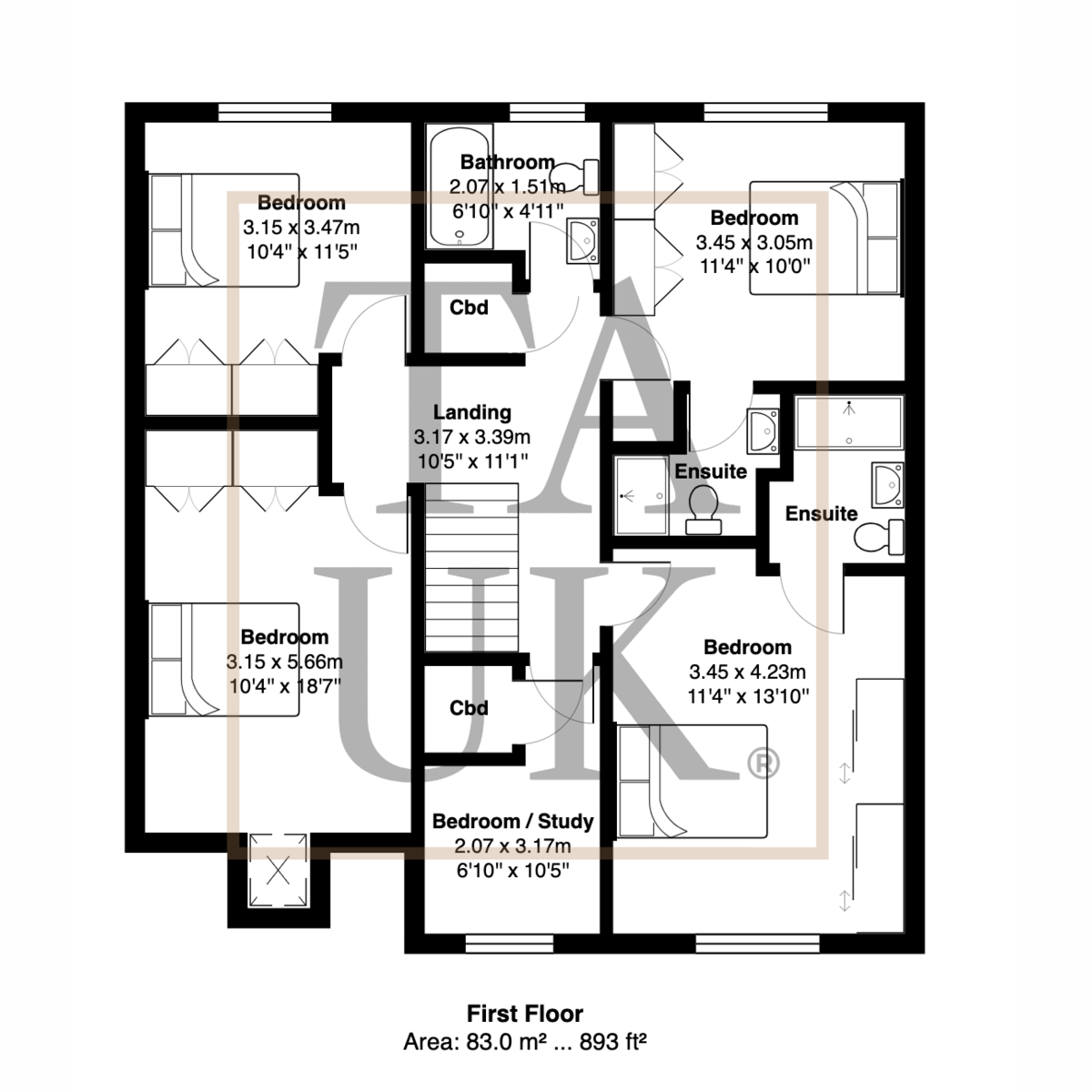 42, Overton Lane, High Peak floorplan