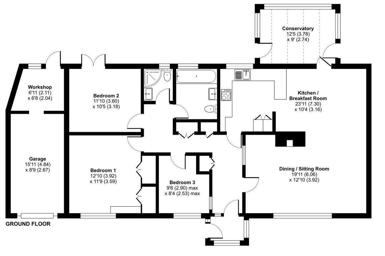 8, Kings Rydon Close, Totnes floorplan