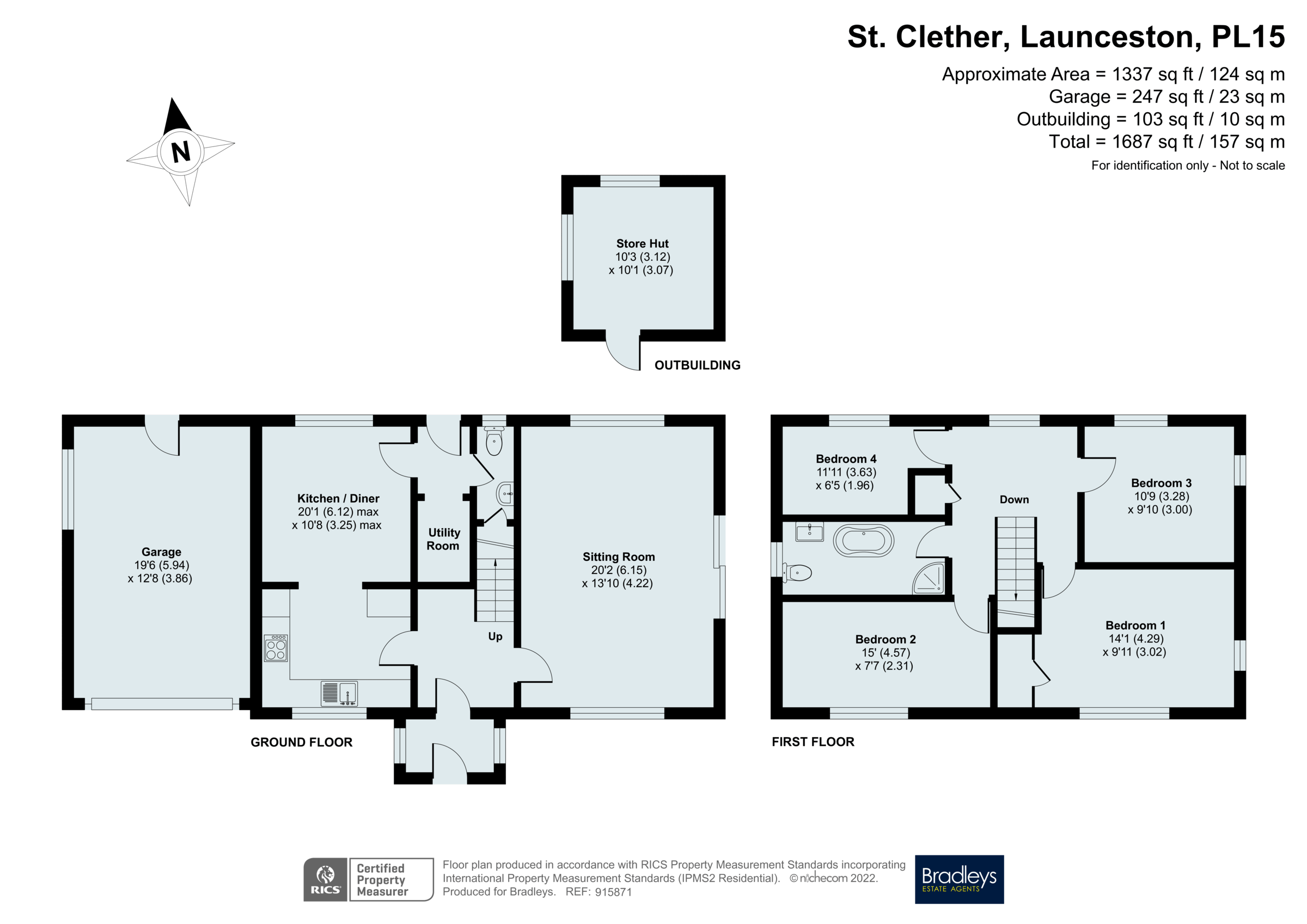 St. Clether, Launceston, Cornwall PL15, 4 bedroom detached house for
