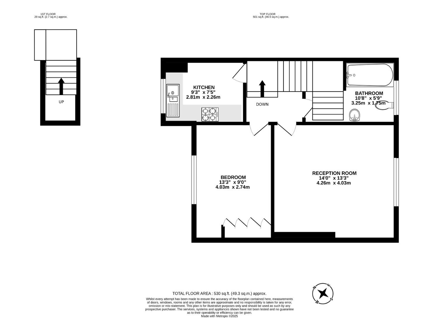 38C, West Bank, London floorplan