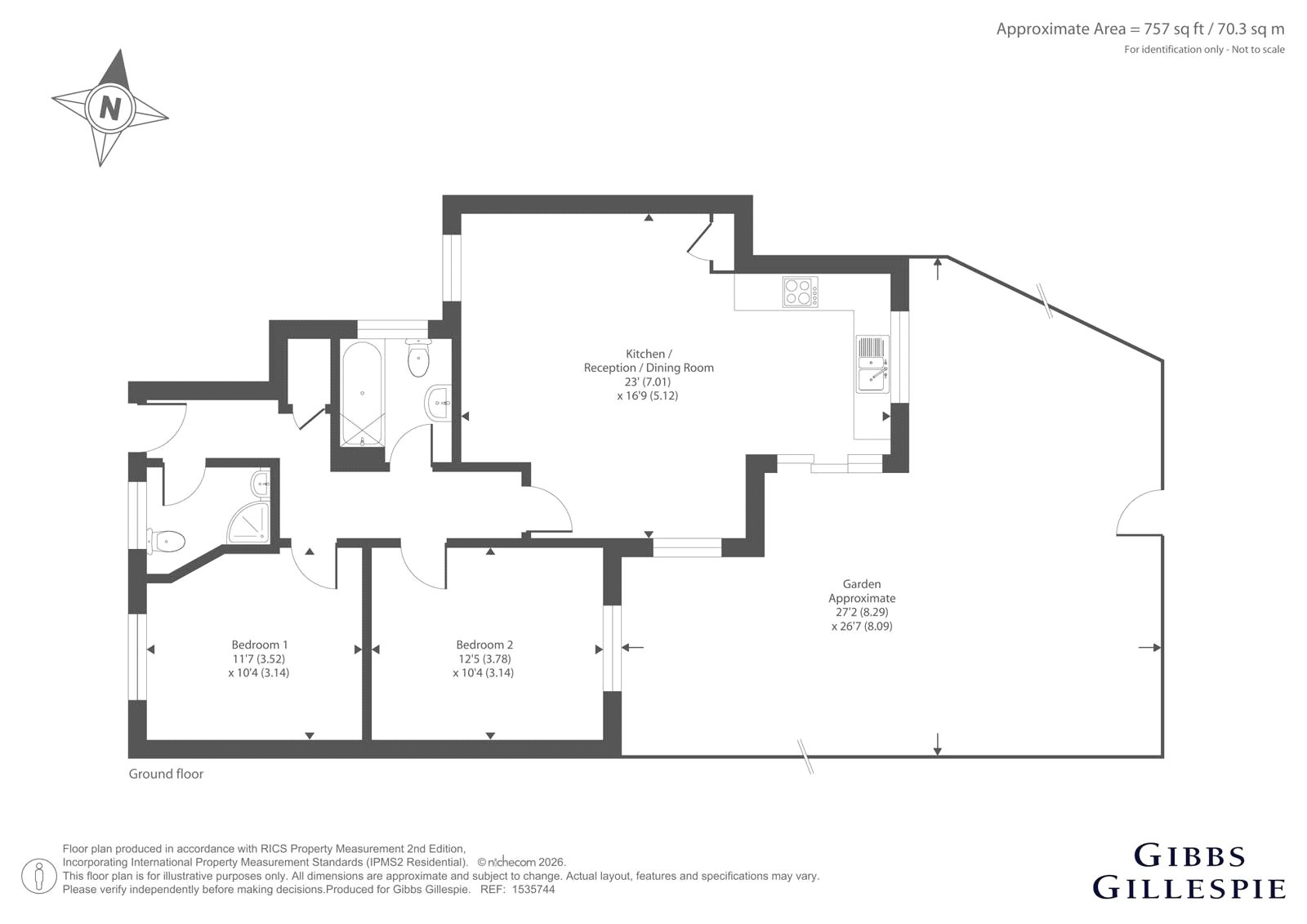 Parkfield Avenue, Uxbridge floorplan