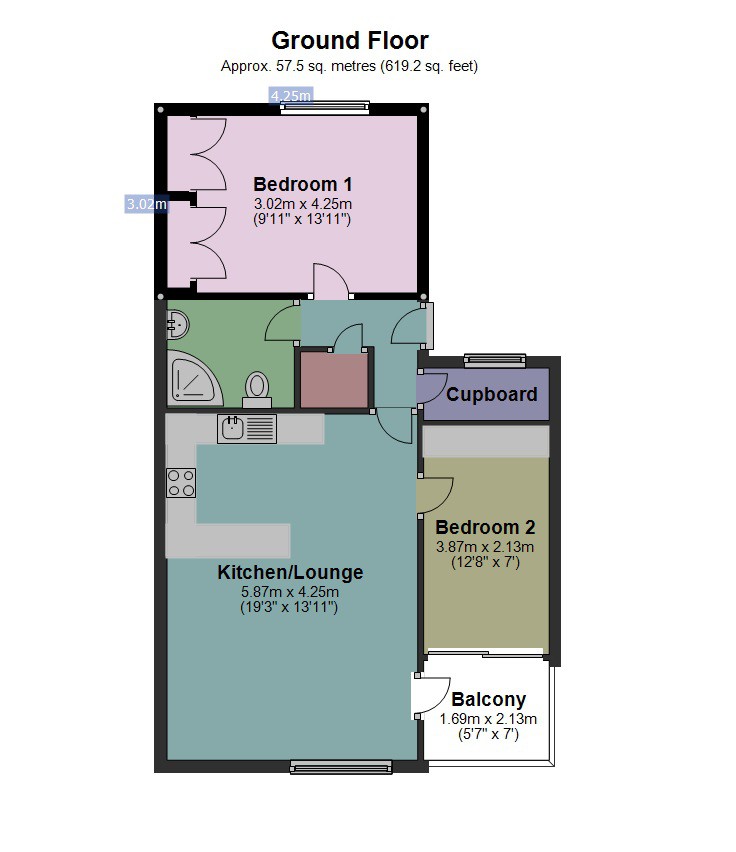 2 Bedrooms Flat for sale in Tinniswood, Ashton-On-Ribble, Preston PR2