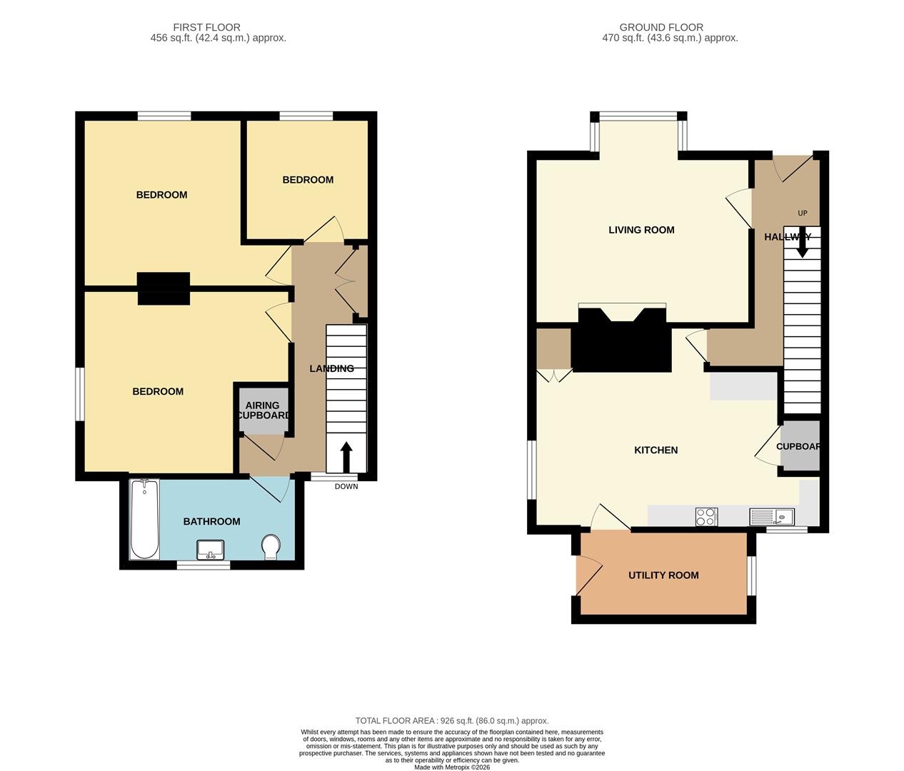 Glen House, Perranporth floorplan