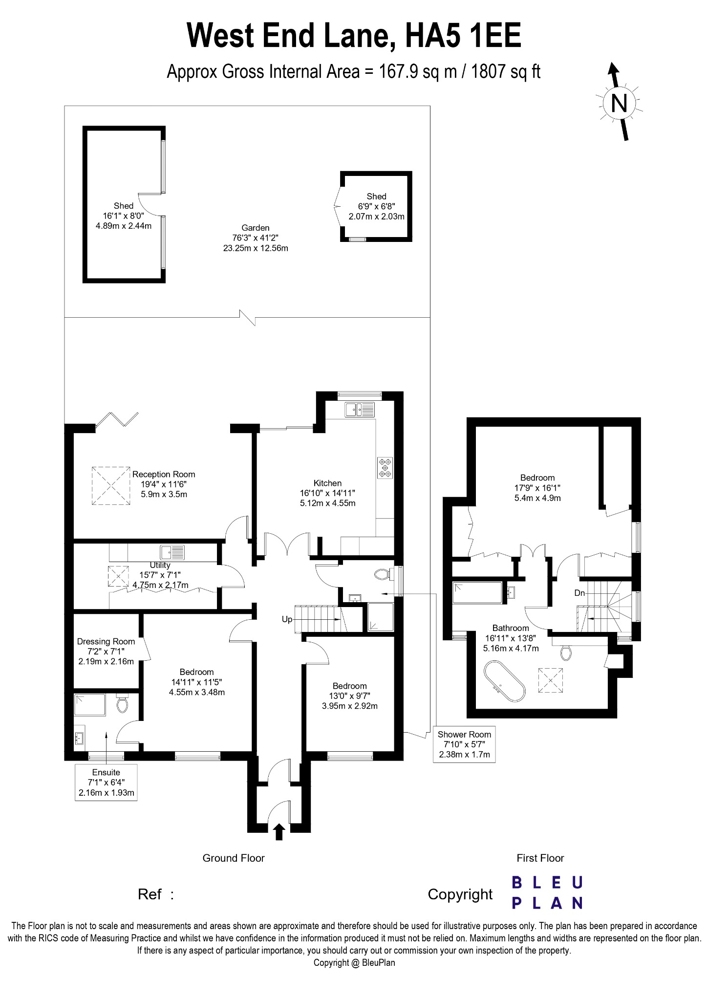 8, West End Lane, Pinner floorplan