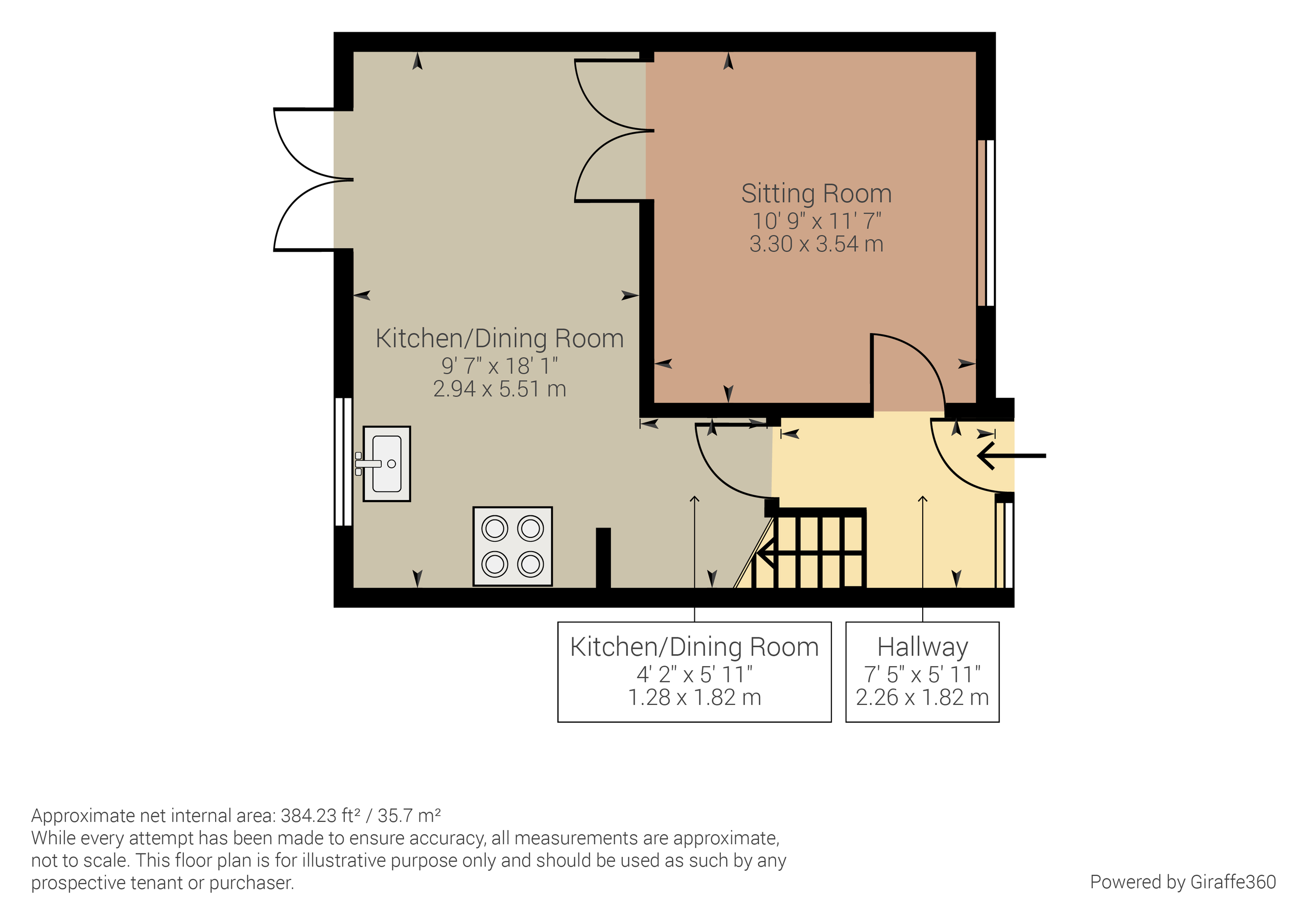 Peverel Road, Cambridge CB5, 2 bedroom terraced house for sale