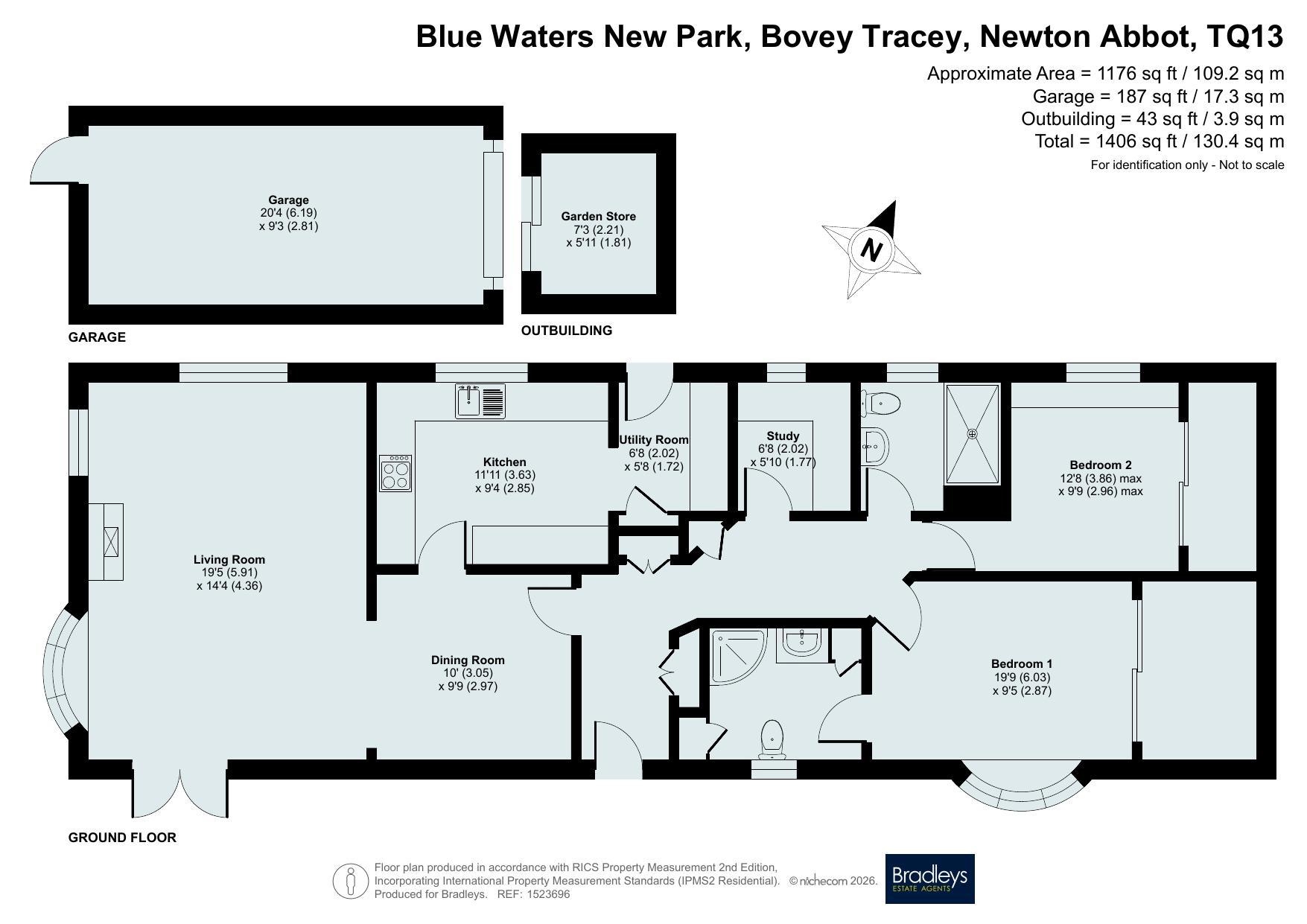 2 Blue Waters,, New Park, Newton Abbot floorplan