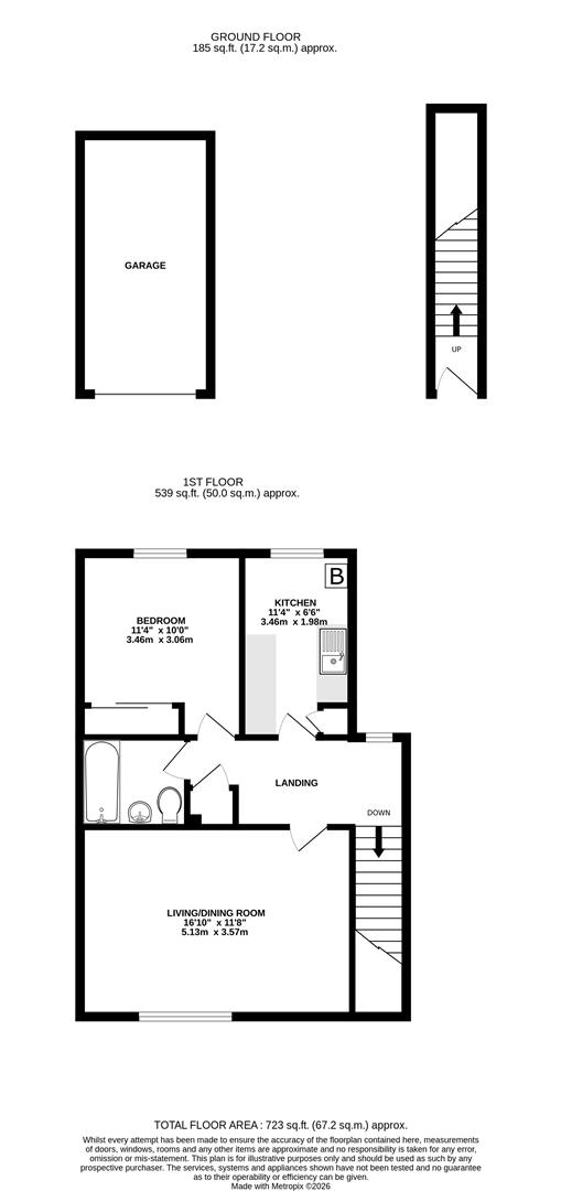 Flat 3, Carlton Court 10A, Bosanquet Close, Uxbridge floorplan