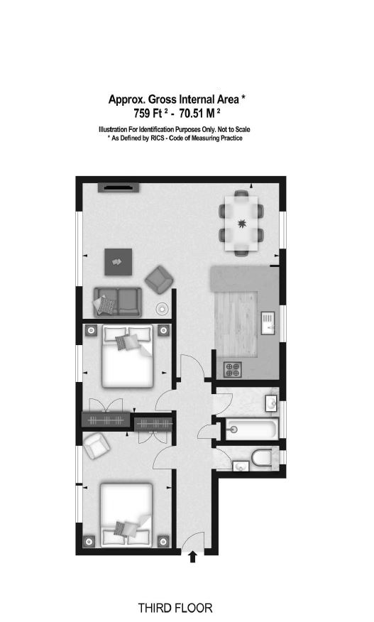 2 Bedrooms Flat to rent in Fulham Road, London SW3