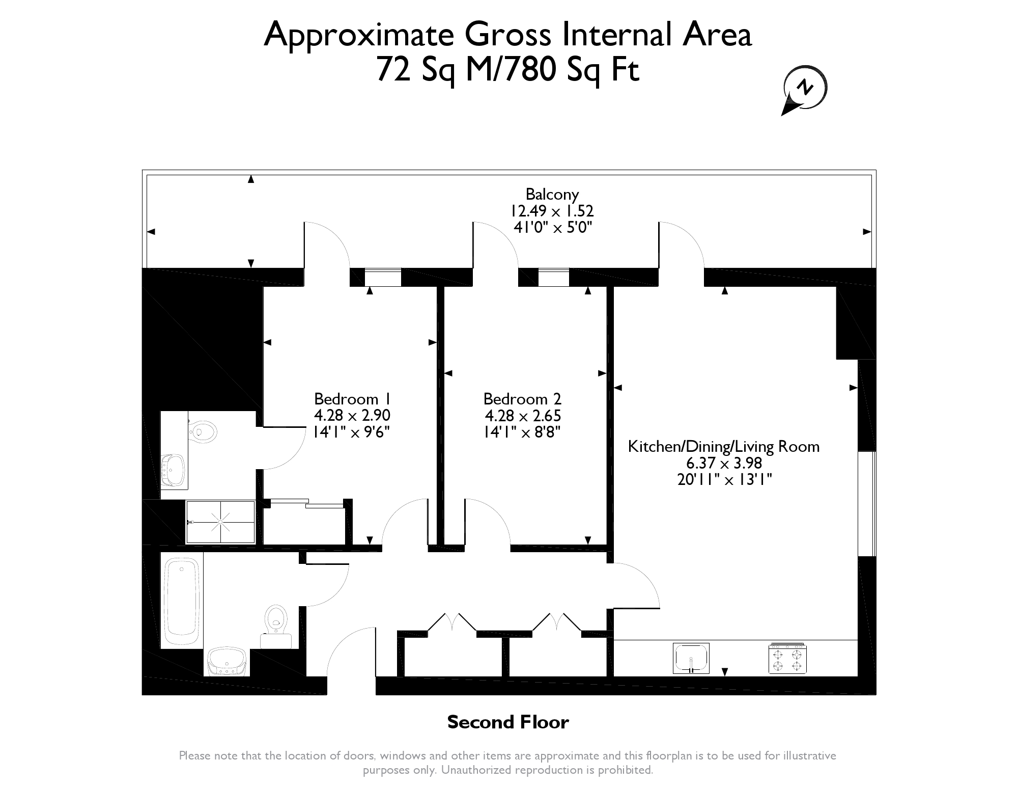 Free property report Flat 9, Wallington Court, 6 Murrain Road, Hackney