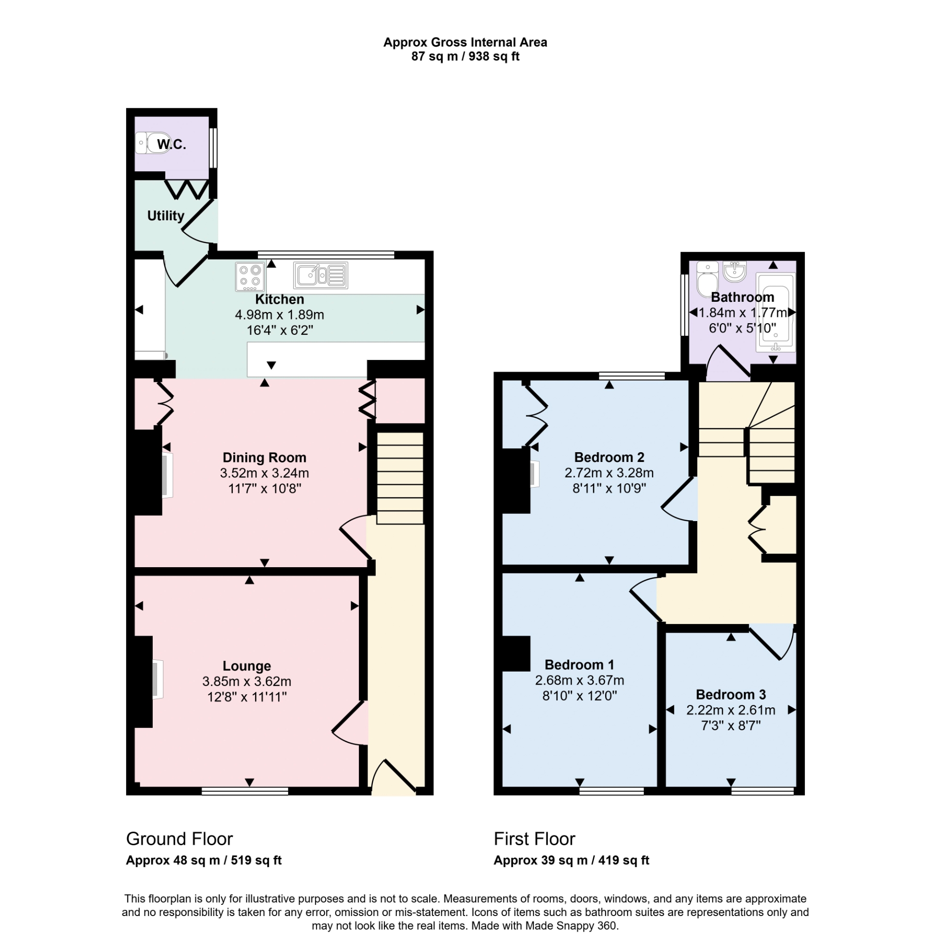 52, Wainfleet Road, Skegness floorplan