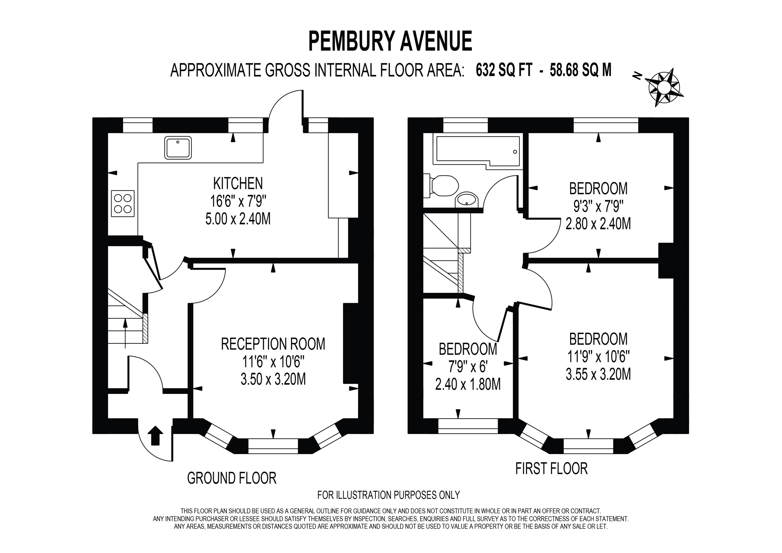 3 bed terraced house for sale in Pembury Avenue, Worcester Park KT4