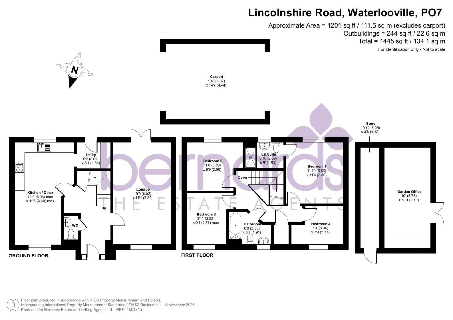 12, Lincolnshire Road, Waterlooville floorplan