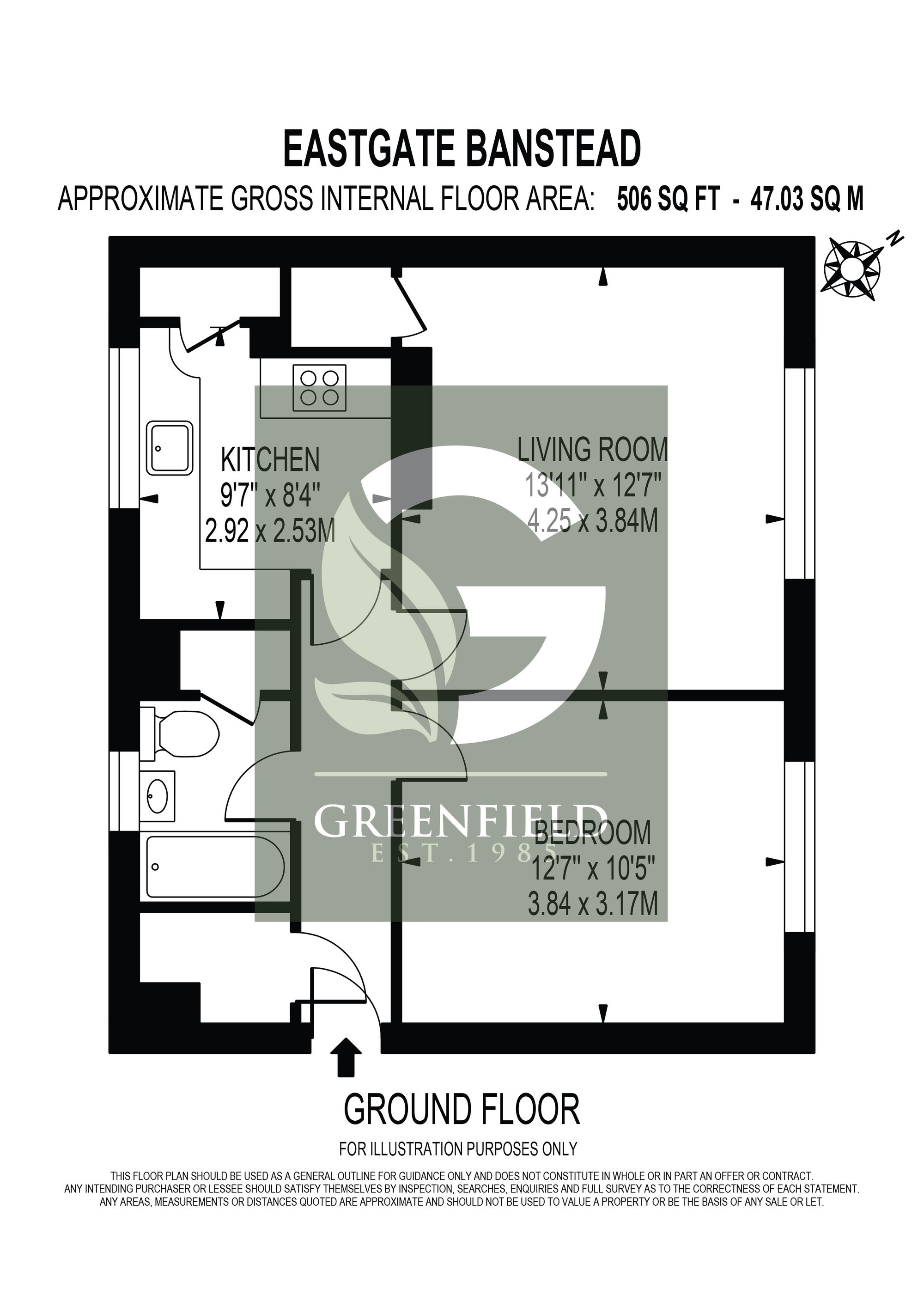 15 Eastgate, Banstead floorplan