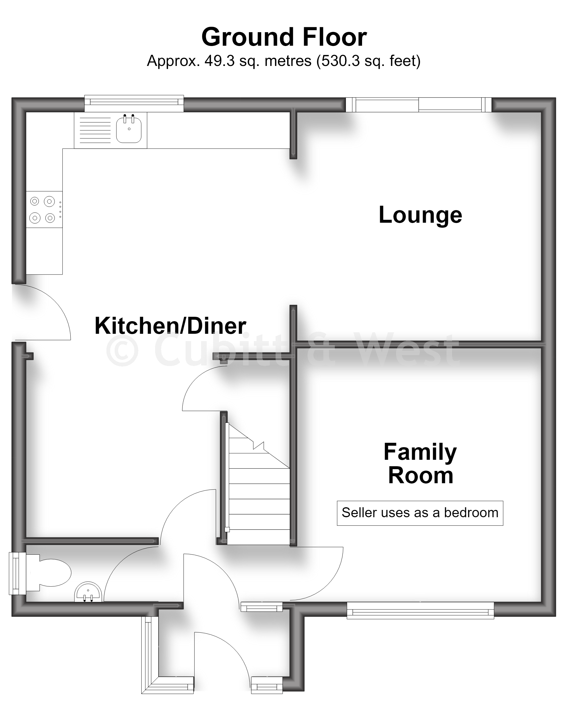 20, Shepherd Close, Crawley floorplan