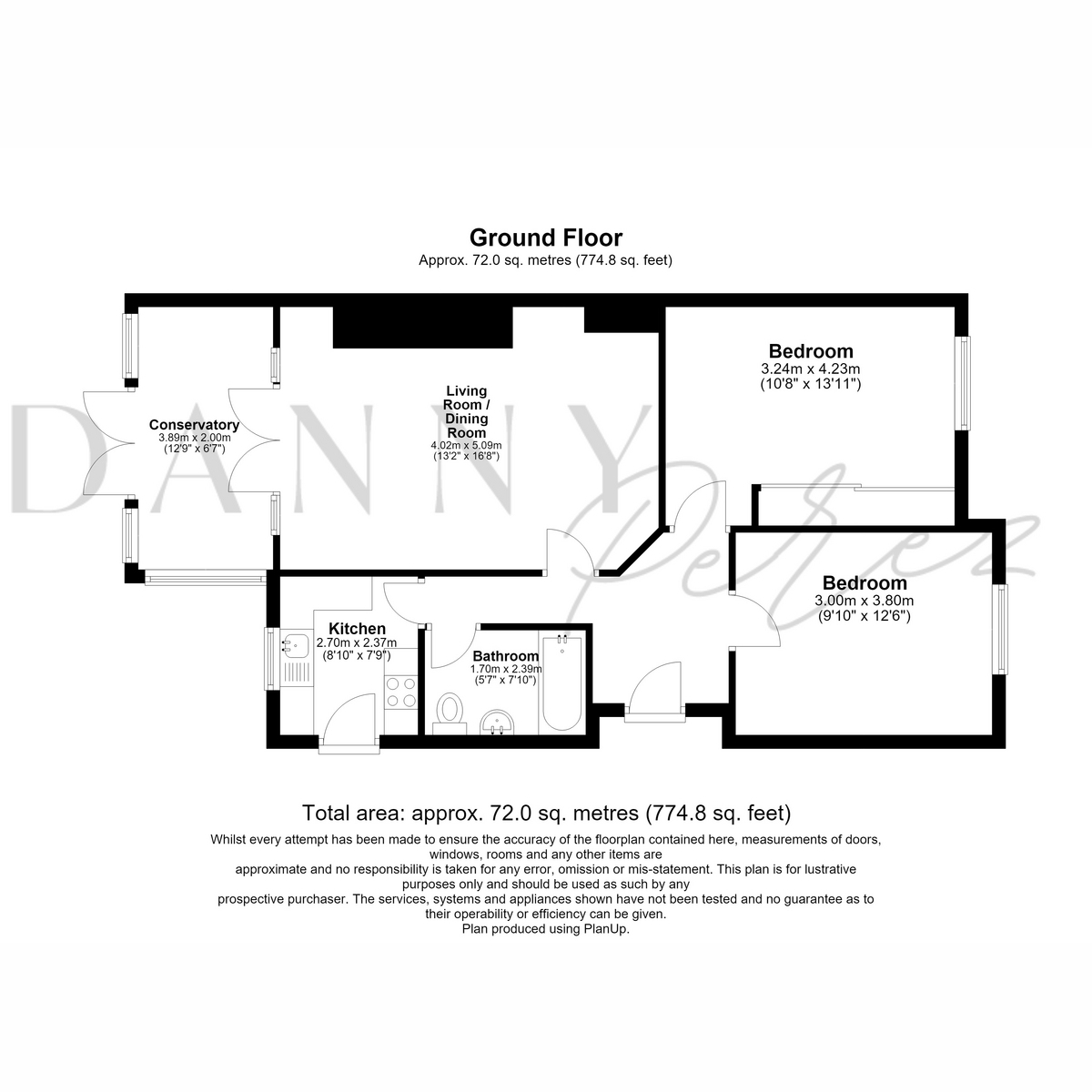 37, Chaucer Close, Canterbury floorplan
