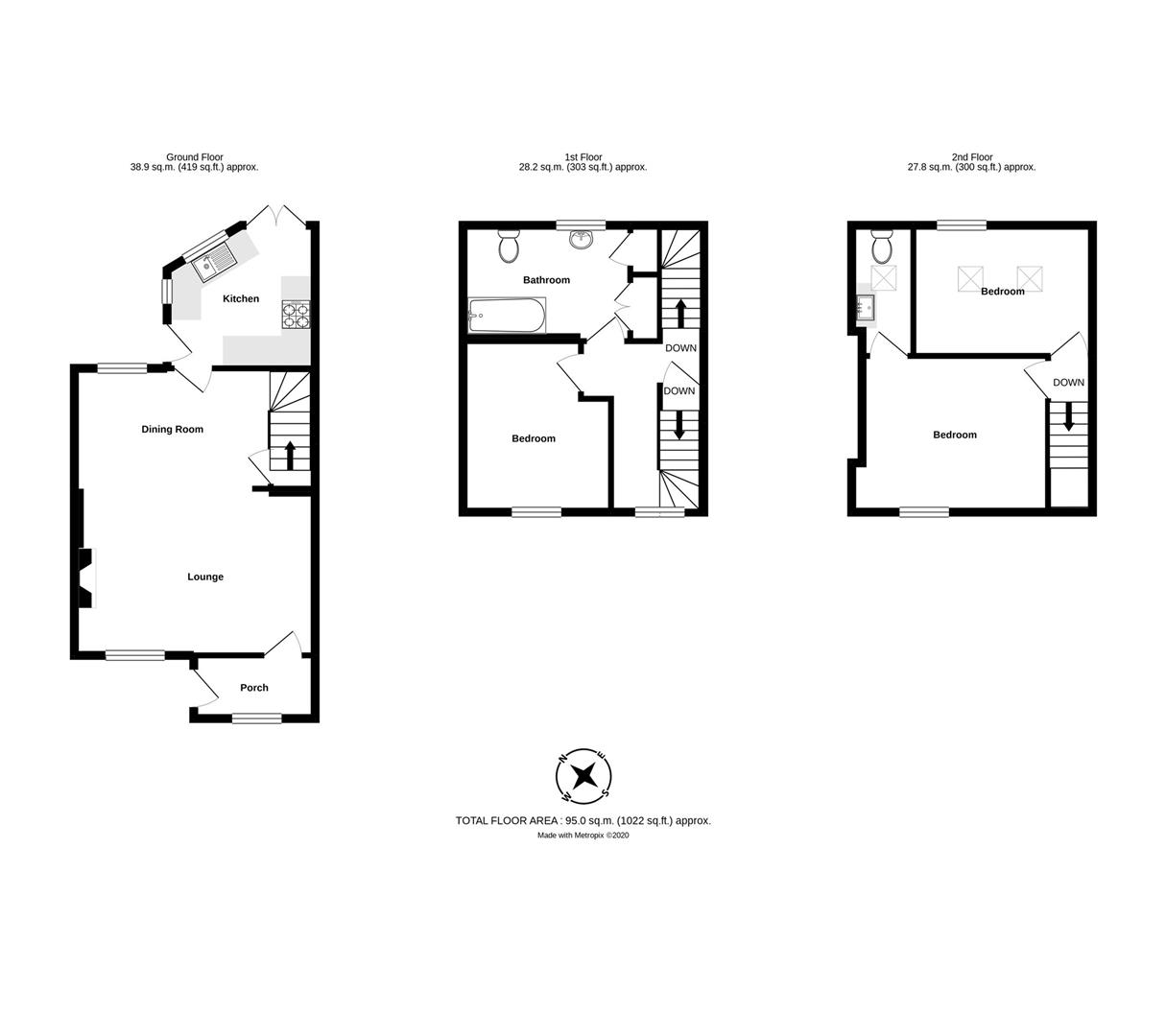 3 bed terraced house for sale in Brow Edge Road, Backbarrow, Ulverston