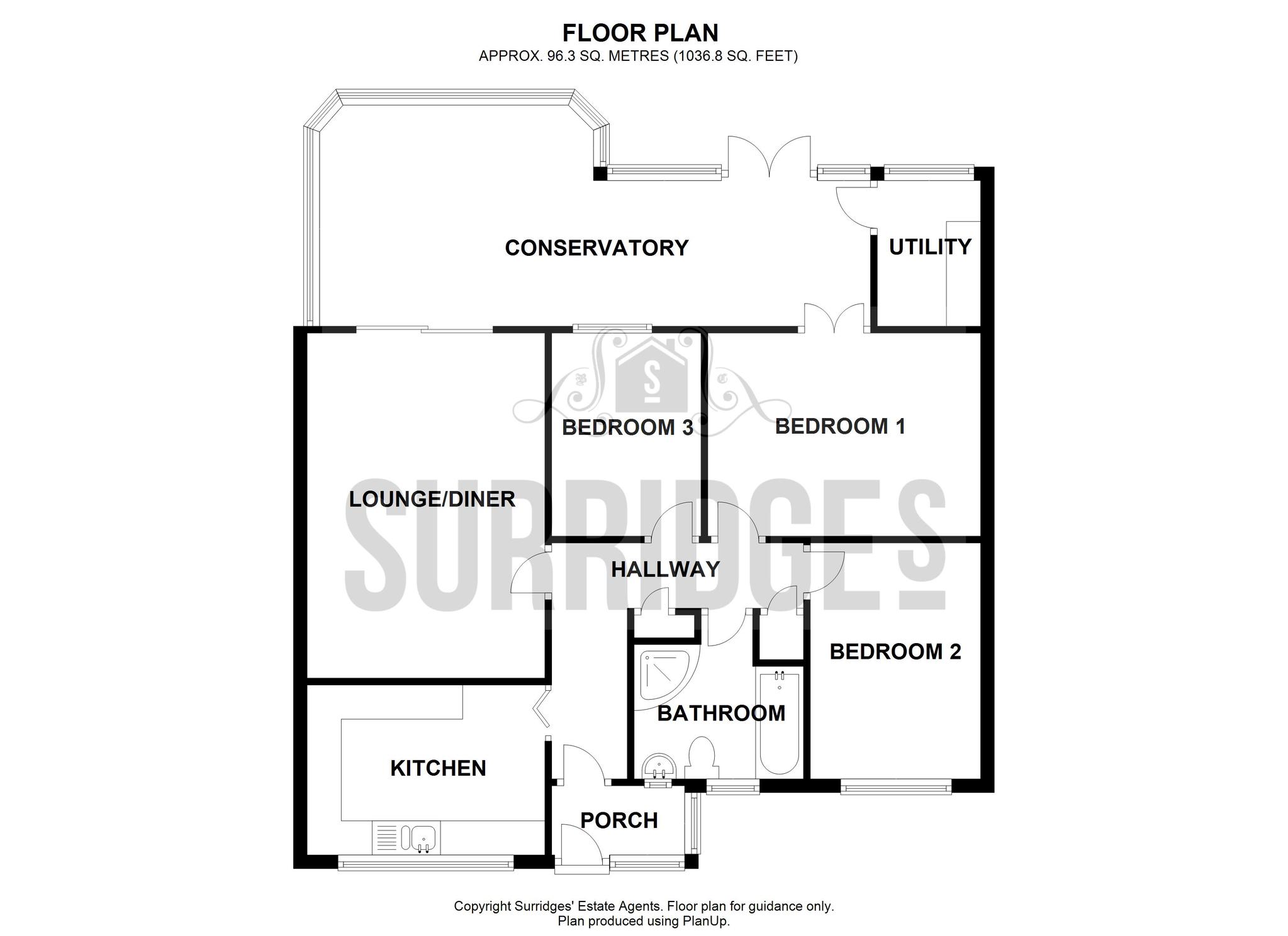 3 Bedrooms Semi-detached bungalow for sale in Anderida Road, Willingdon, Eastbourne BN22