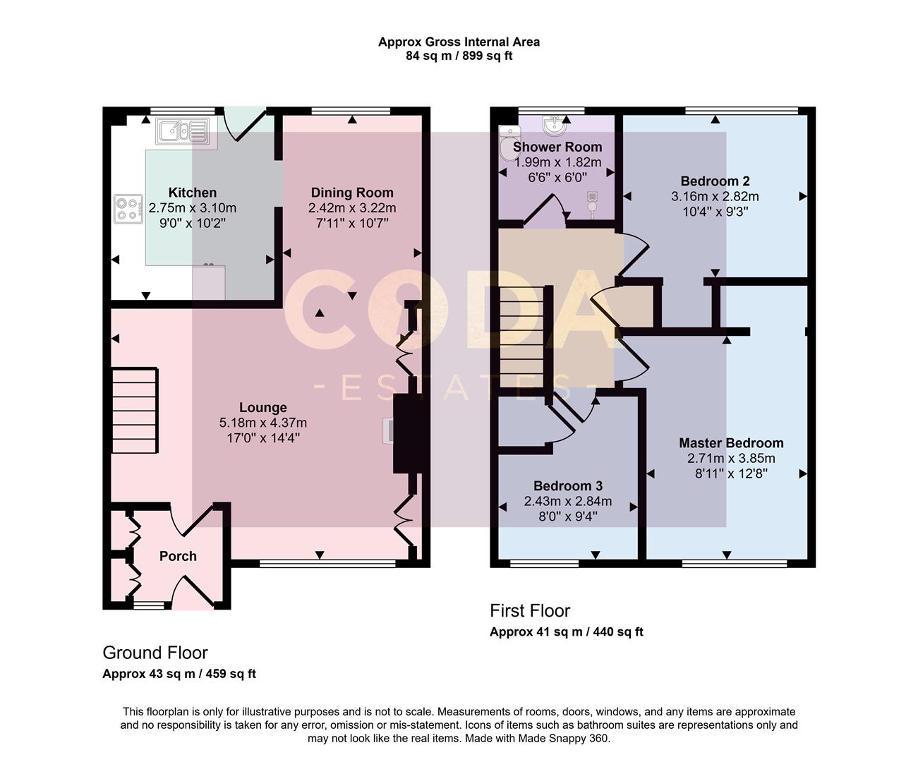 11, Dundas Avenue, Glasgow floorplan