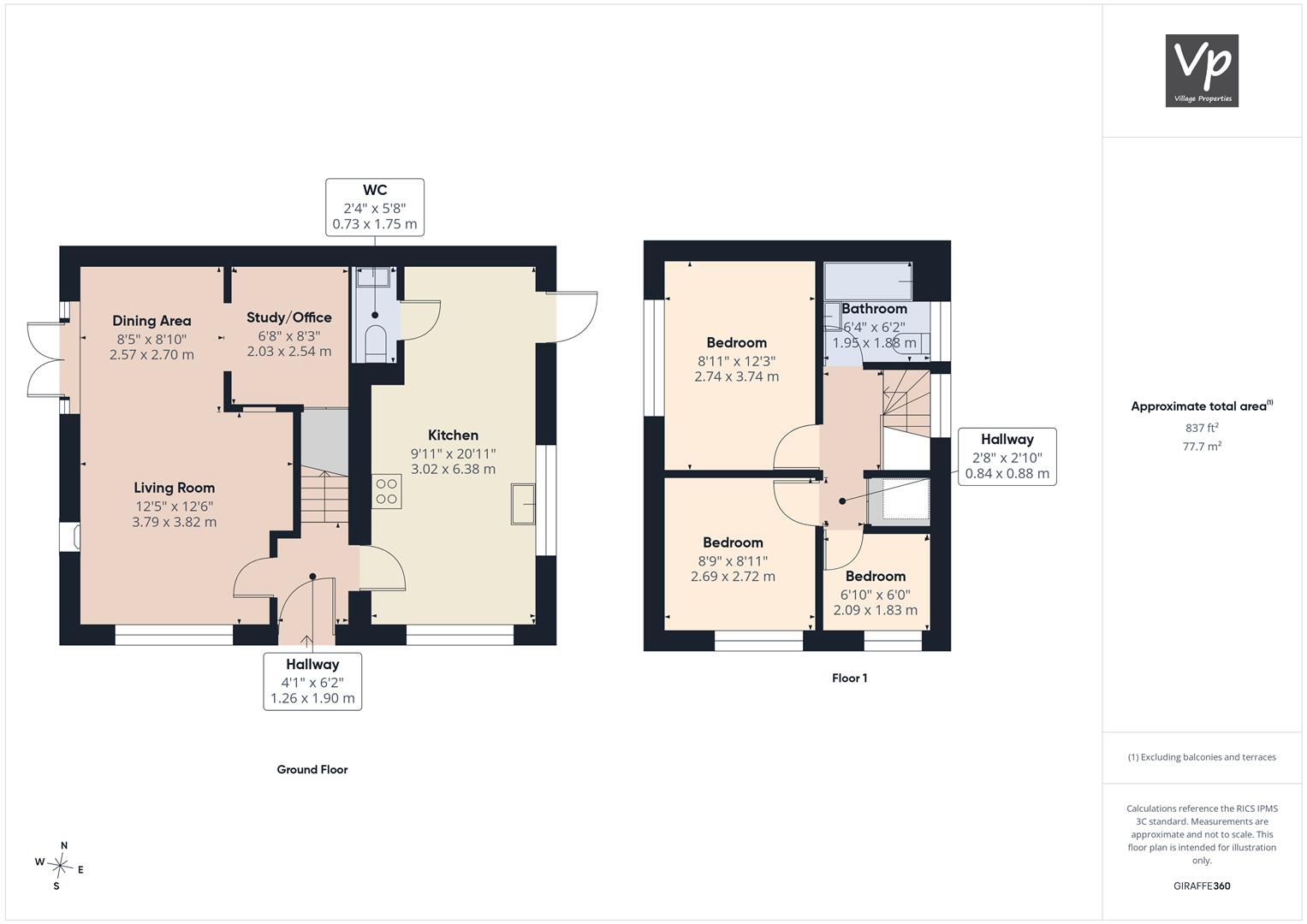 1, Ainsdale Crescent, Reading floorplan