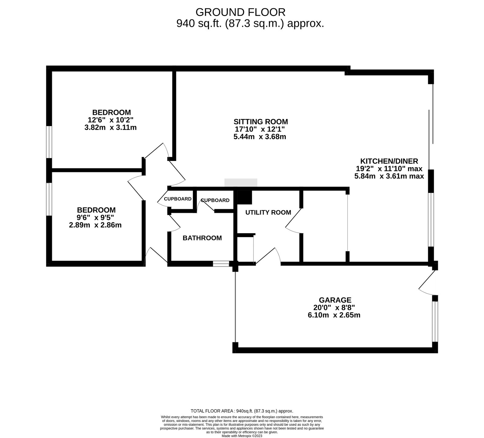 Willow Road, Charlton Kings, Cheltenham GL53, 2 bedroom semidetached