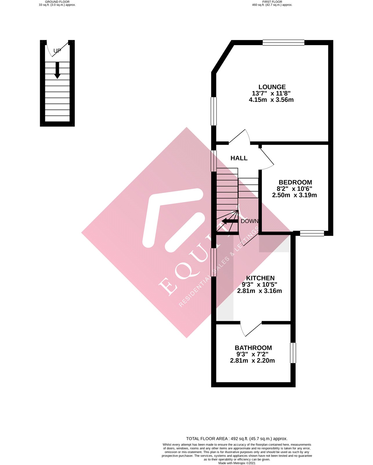 43a, King Edward Road, Hertfordshire floorplan