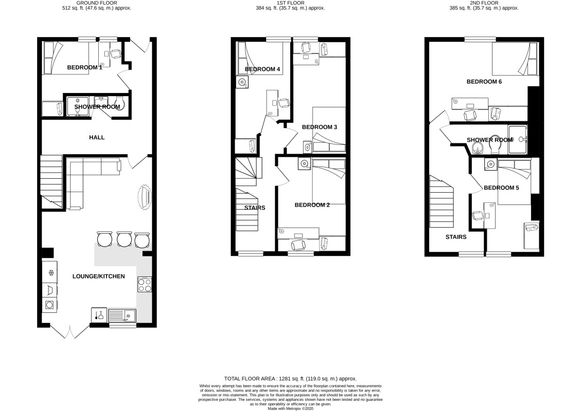 4, West Road, Lancaster floorplan