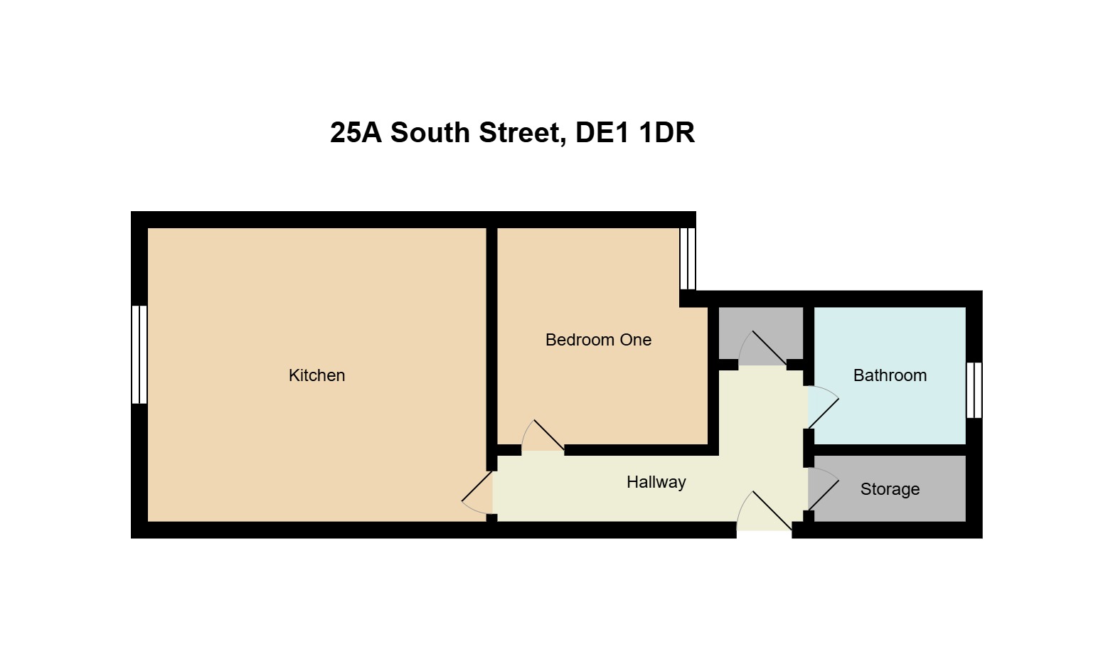 Apartment 3 South Corner, 25a, South Street, City of Derby floorplan