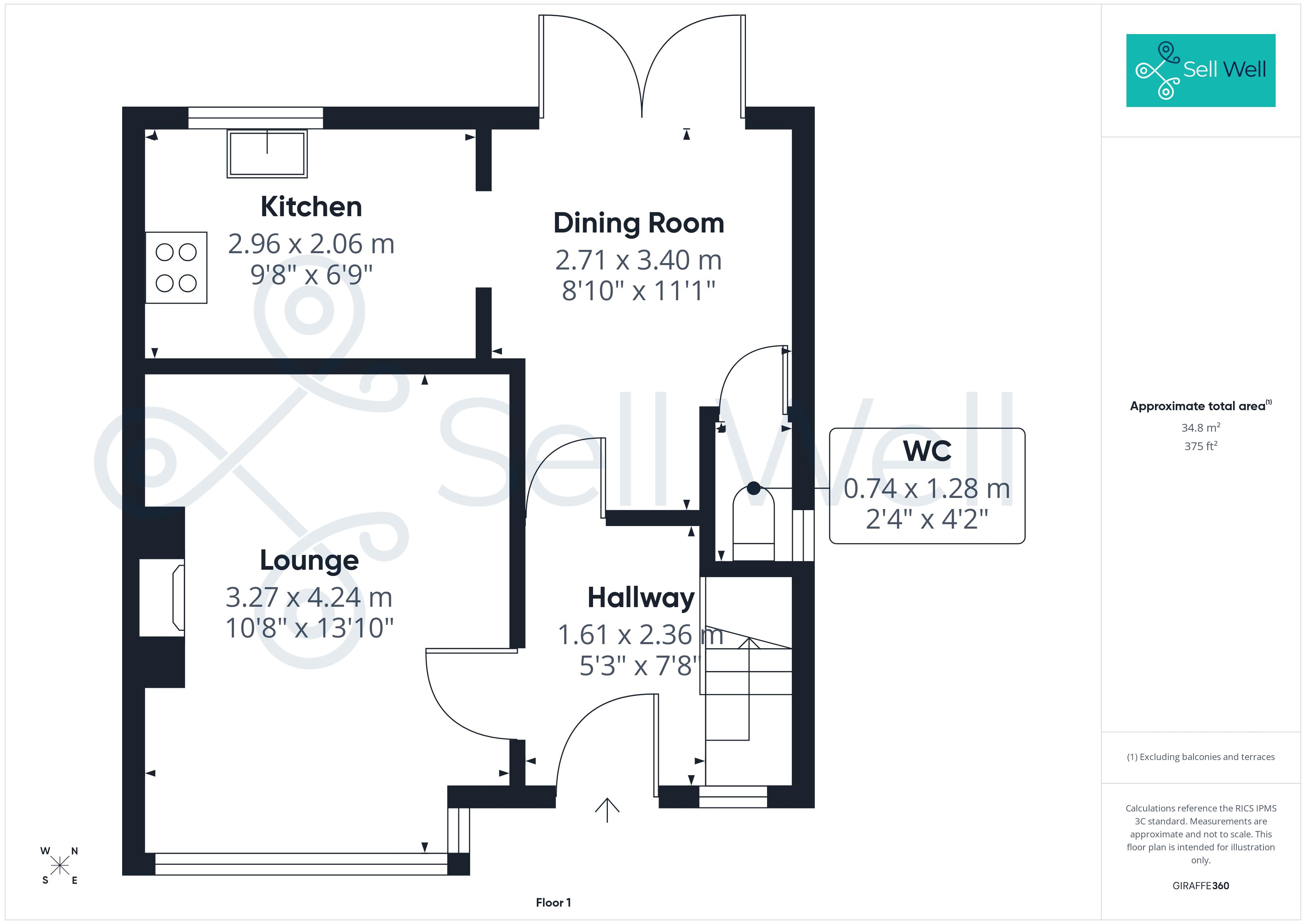 60, Normanby Road, Manchester floorplan
