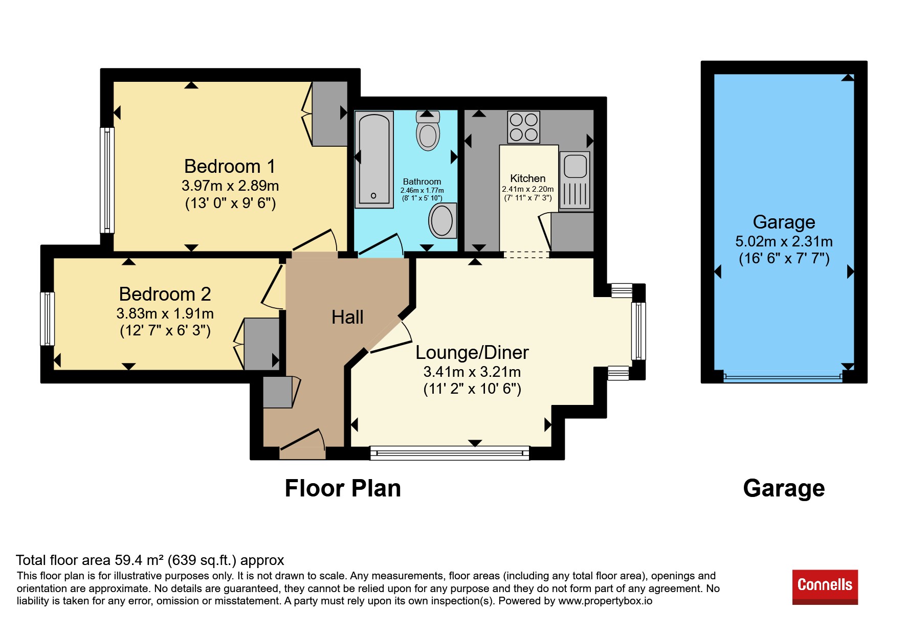 6, Canonsfield Court, Canonsfield Road, Welwyn floorplan