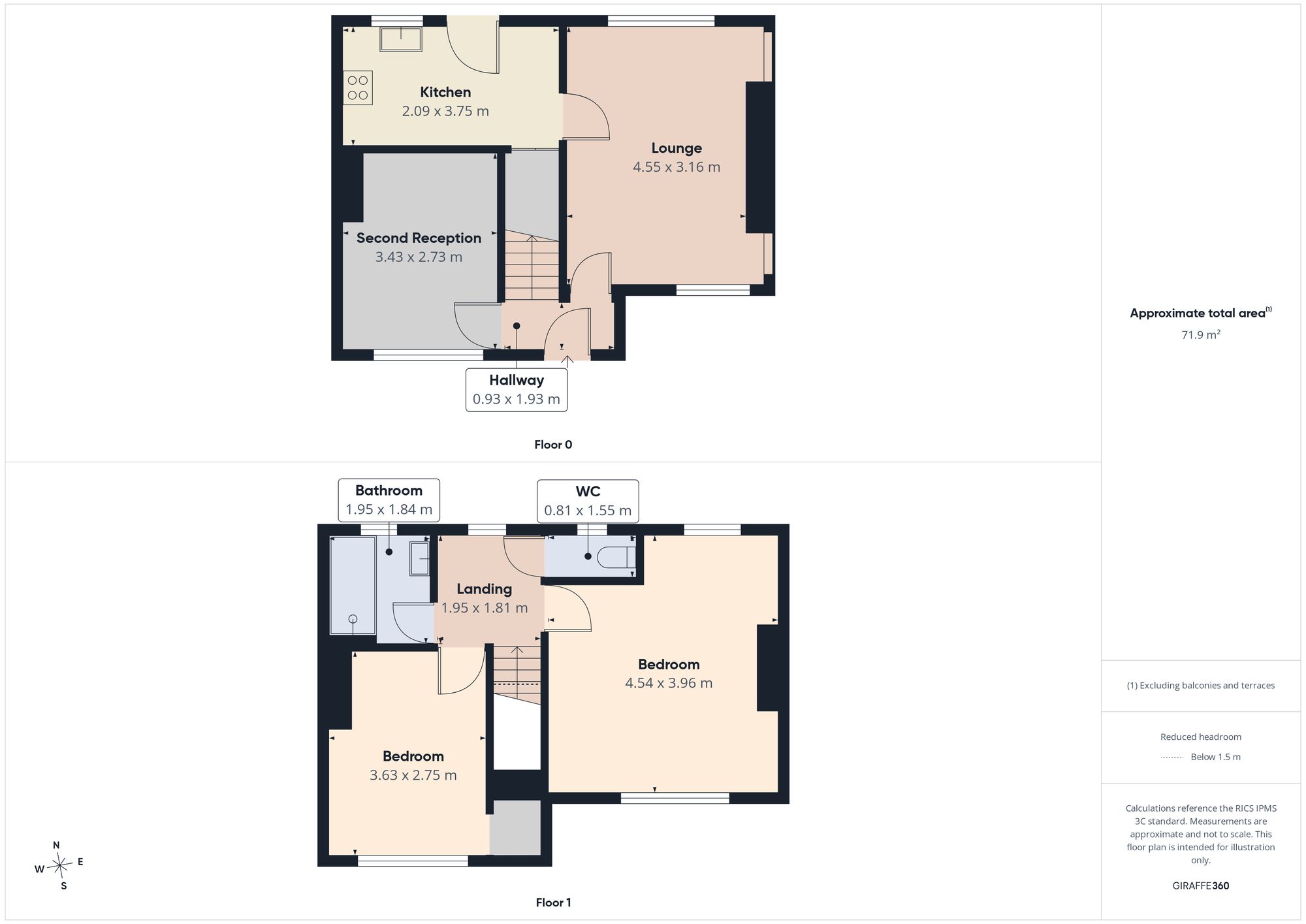 13 Parkin Gardens, Gateshead floorplan