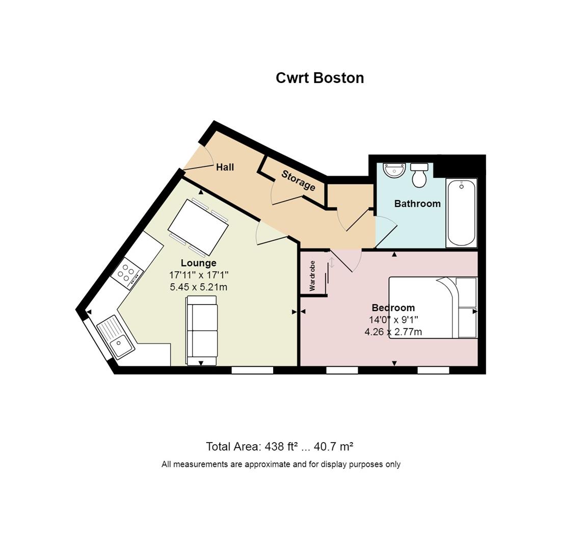 1 Bedrooms Flat for sale in Cwrt Boston, Cardiff CF24