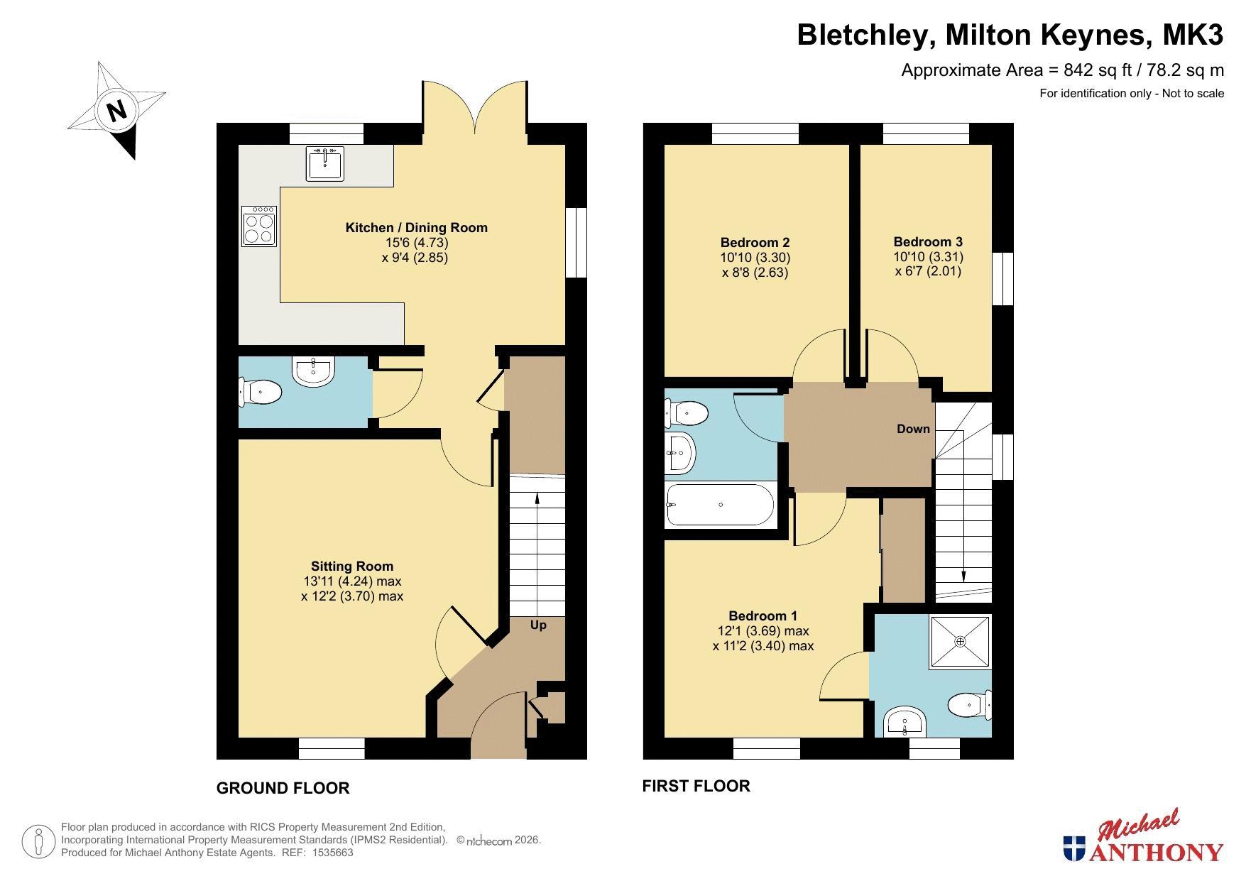 Osea Grove, Milton Keynes floorplan