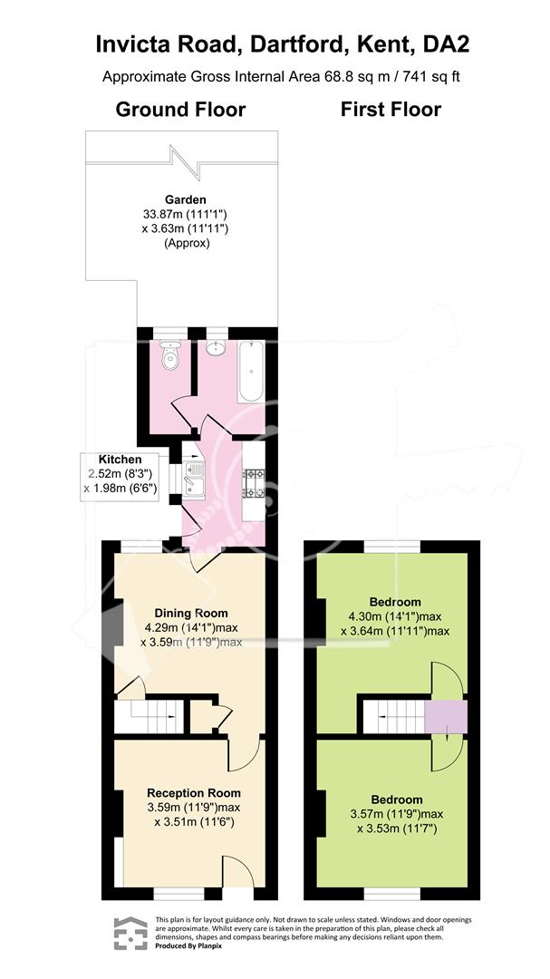 9, Invicta Road, Dartford floorplan