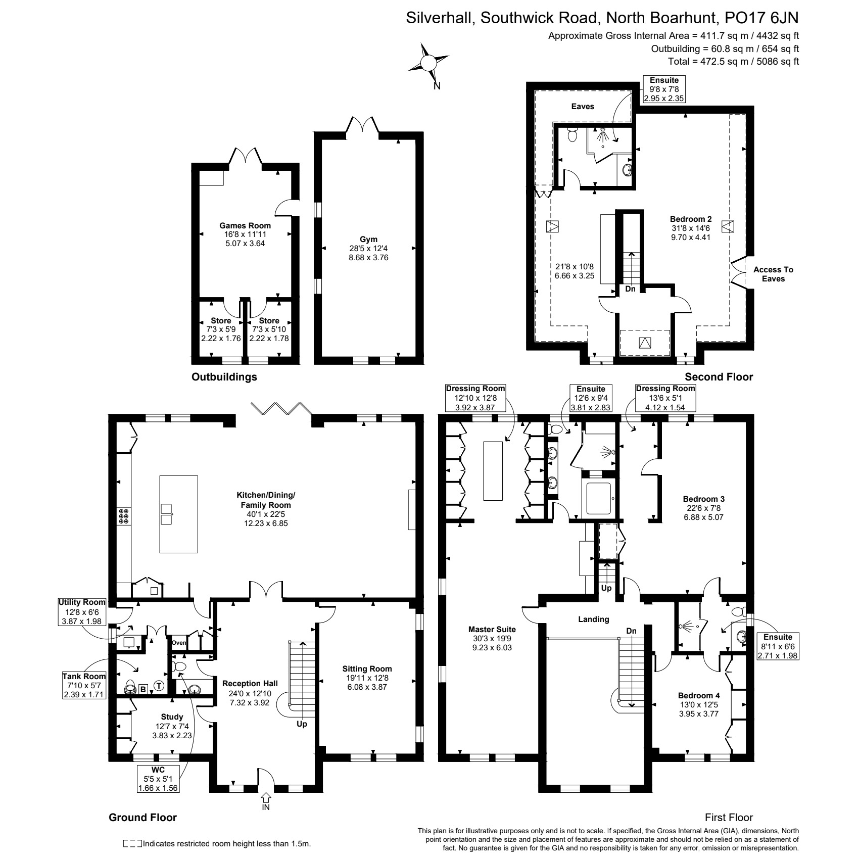 Silverhall, Southwick Road, Fareham floorplan