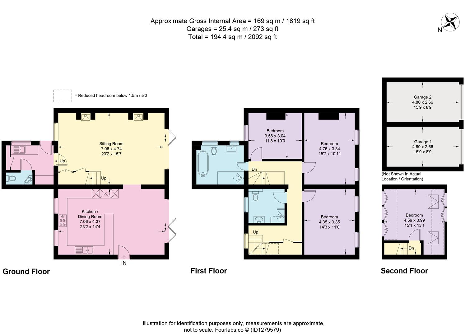 7 Belle Vue Terrace, Belle Vue Terrace, Stroud floorplan