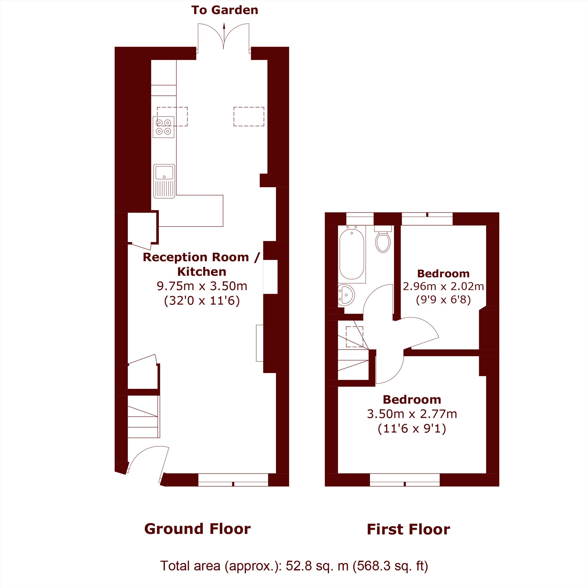 28, Derinton Road, London floorplan