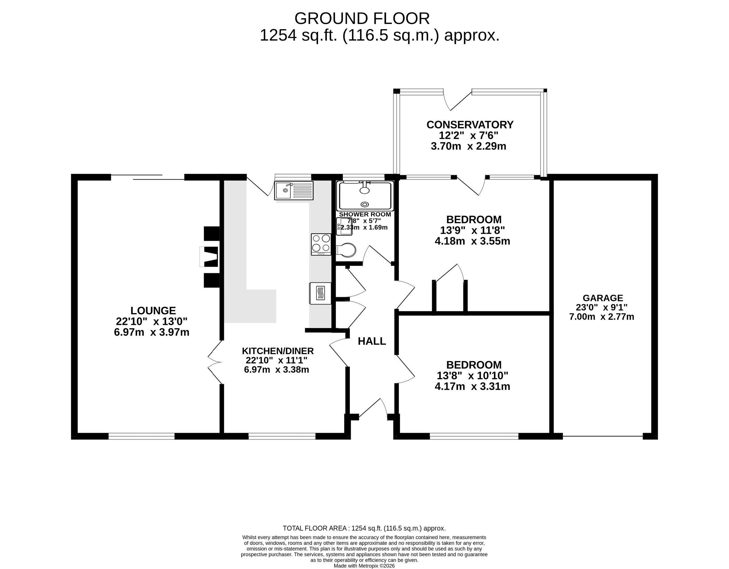7 Penmeneth, Helston floorplan